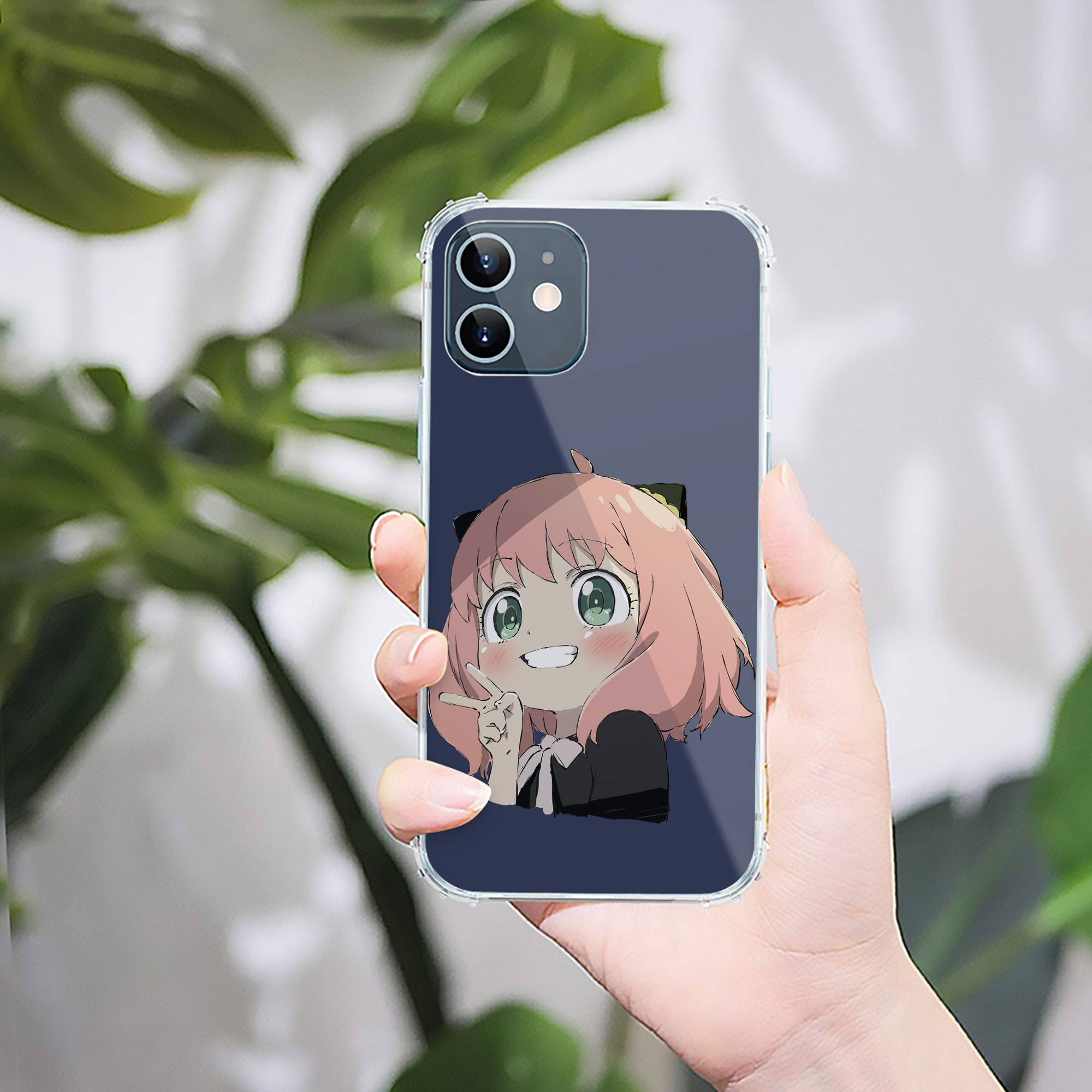 （画像用） SPY×FAMILY间谍家家酒 【iPhone 12シリーズ対応】透明スマホケース（クリアソフトケース）